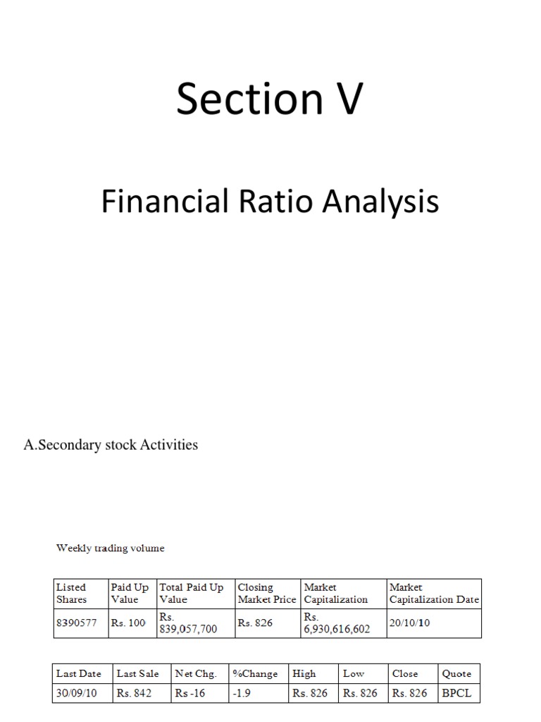 Financial Ratio Analysis Overview | PDF