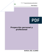 Manual de Proyeccion Personal y Profesional