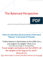 THE BALANCED PERSPECTIVE by Periander Esplana