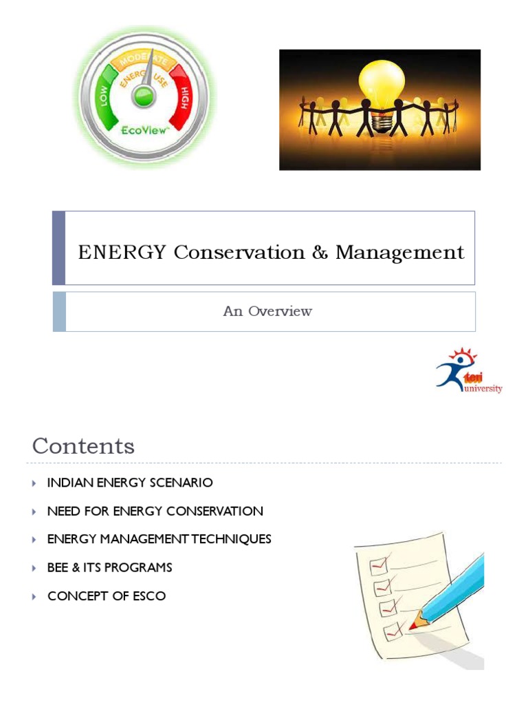 Overview of Energy Conservation Strategies | PDF | Efficient Energy Use ...
