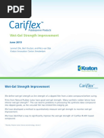 Cariflex IR Latex - Wet Gel Strength