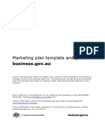 Marketing Plan Template and Guide Doc