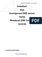 06. Installasi Dan Konfigurasi DNS, Serta Membuat DNS Forward & Reverse