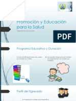 Promoción y Educación para La Salud CD