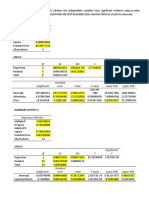 Regression Answers