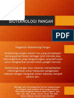 Bioteknologi Pangan