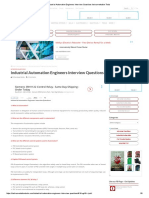 Industrial Automation Engineers Interview Questions Instrumentation Tools