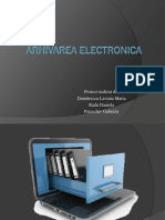 Arhivarea Electronica