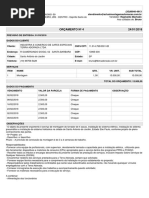 Orcamento Terra Adorada Ltda