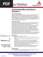 Architecting Microsoft Azure Solutions