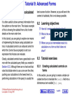 9.1 Introduction: Using Calculated Controls On Forms 9.2 Learning Objectives