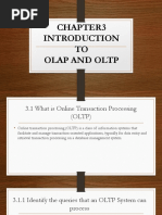 Chapter 3 Olap and Oltp