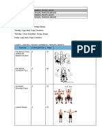 Lunes - Jueves: Pecho, Hombros, Triceps, Biceps Exercise Conjuentos Reps Flat Bench Press (Pres de Banca Plano 3 10