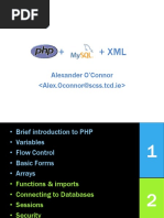 PHP + Mysql + XML: Alexander O'Connor