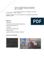 Informe de laboratorio de circuitos electronicos