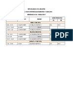 Jadual Waktu Peperiksaan Semester 1 Tahun 2018