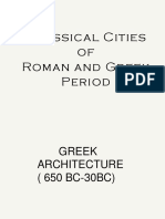 Classical Cities of the Roman and Greek Periods