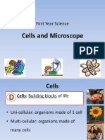Cells and Microscope: First Year Science
