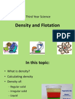 Density and Flotation: Third Year Science
