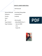 Biodata Admin Simpatika Ra Al Huda