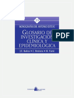 Glorario de Investigacion Epimiolgica