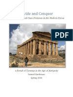 Archaic Greek History Final Paper