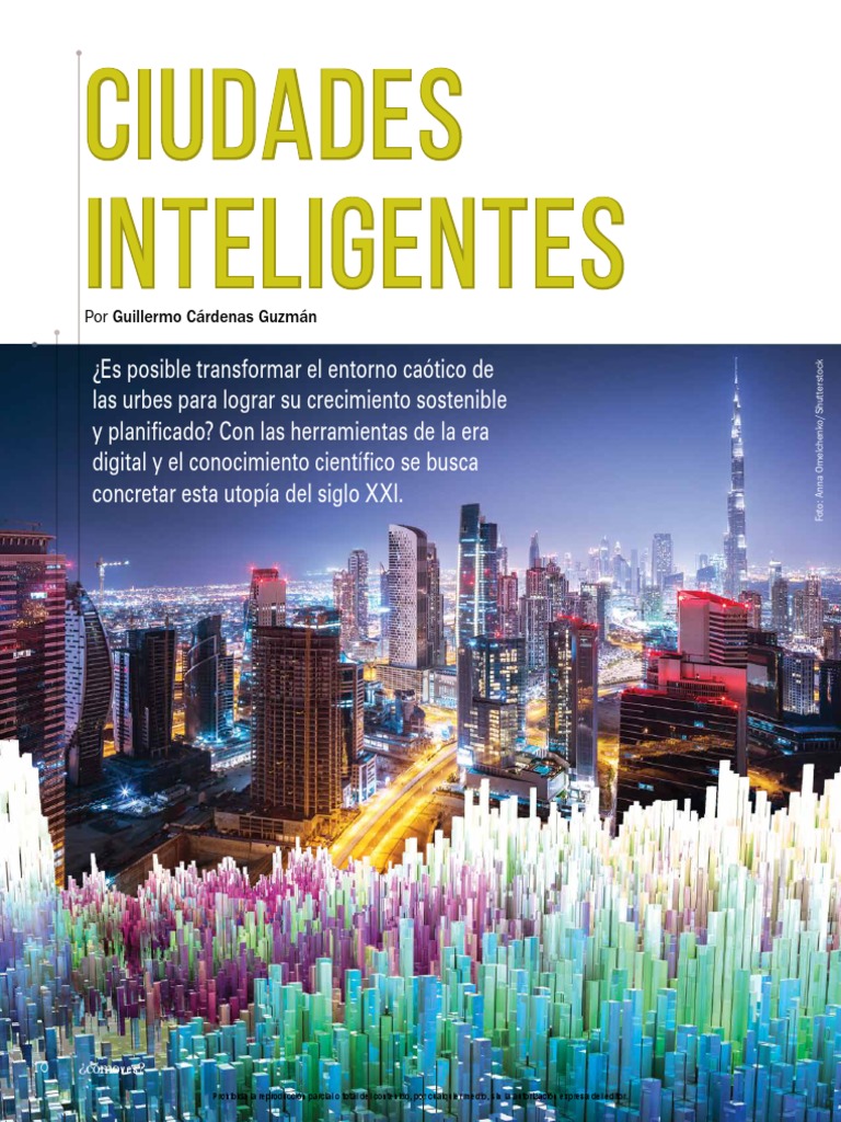 Ciudades Inteligentes y Sostenibilidad | PDF | Ciudad | Internet