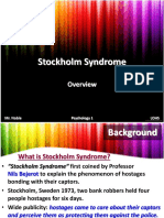 Stockholm Syndrome: Mr. Noble Psychology 1 Lohs