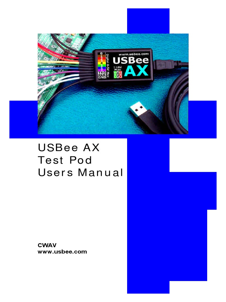 Usbee Ax Test Pod Users Manual | PDF | Usb | Personal Computers