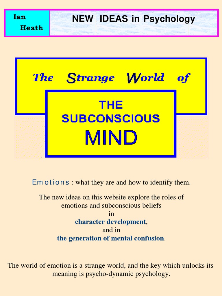 imageforge sex Ebook - Psychology) The World of Subconscious Mind | PDF | Mind |  Unconscious Mind