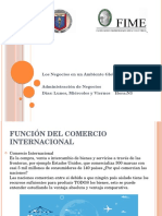 Negocios Globales y Comercio Internacional