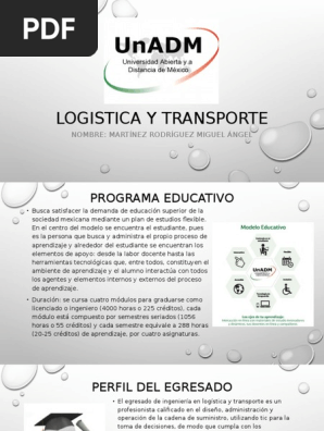 Logistica Y Transporte 1 Transporte Ingenieria