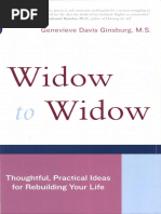 Widow To Widow Thoughtful, Practical Ideas For Rebuilding Your Life Genevieve Davis Ginsburg 240p - 0738209961