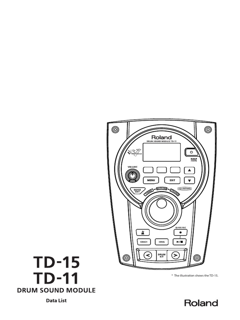 TD-15 11 Datalist PDF | PDF | Sound | Leisure