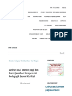 Latihan Soal Pretest Ppgj Dan Kunci Jawaban Kompetensi Pedagogik Sesuai Kisi-kisi - Info Guru Indonesia by vaezs SN:378293601