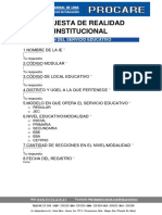 Encuesta de Realidad Institucional PDF