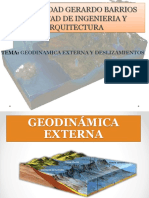 Geodinamica Externa y Deslizamientos
