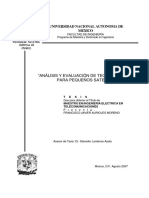 Analisis y Evaluacion de Tecnologias