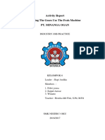 Activity Report Making The Gears Use The Frais Machine Pt. Minanga Ogan