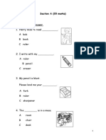 Section A (20 Marks) Questions 1-10