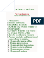 Derecho Mexicano Historia