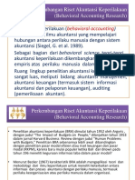 Perkembangan Riset Akuntansi Keperilakuan