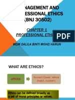 Chapter 1 - Professional Ethics