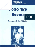 1929 TKP Davası Tüstav Yayınları