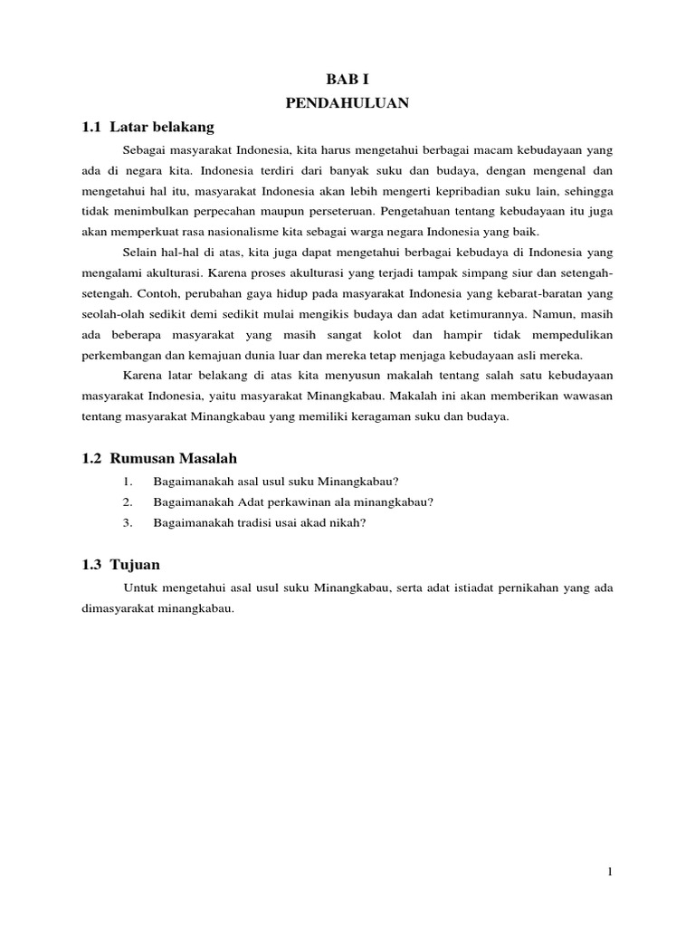 Makalah Adat Perkawinan Minang 1