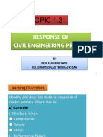 TOPIC 1.3: Response of Civil Engineering Project