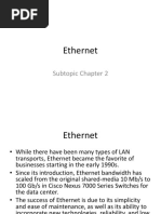 Ethernet: Subtopic Chapter 2