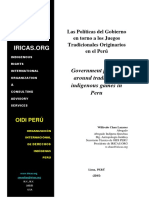 Politicas Publicas en Torno A Los Juegos Tradicionales Originarios en El Peru PDF