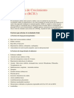 Restricción de Crecimiento Intrauterino