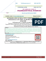 DETERMINATION OF BIOACTIVE COMPOUNDS FROM PIPER BETLE L BY USING FT-IR SPECTROSCOPIC ANALYSIS